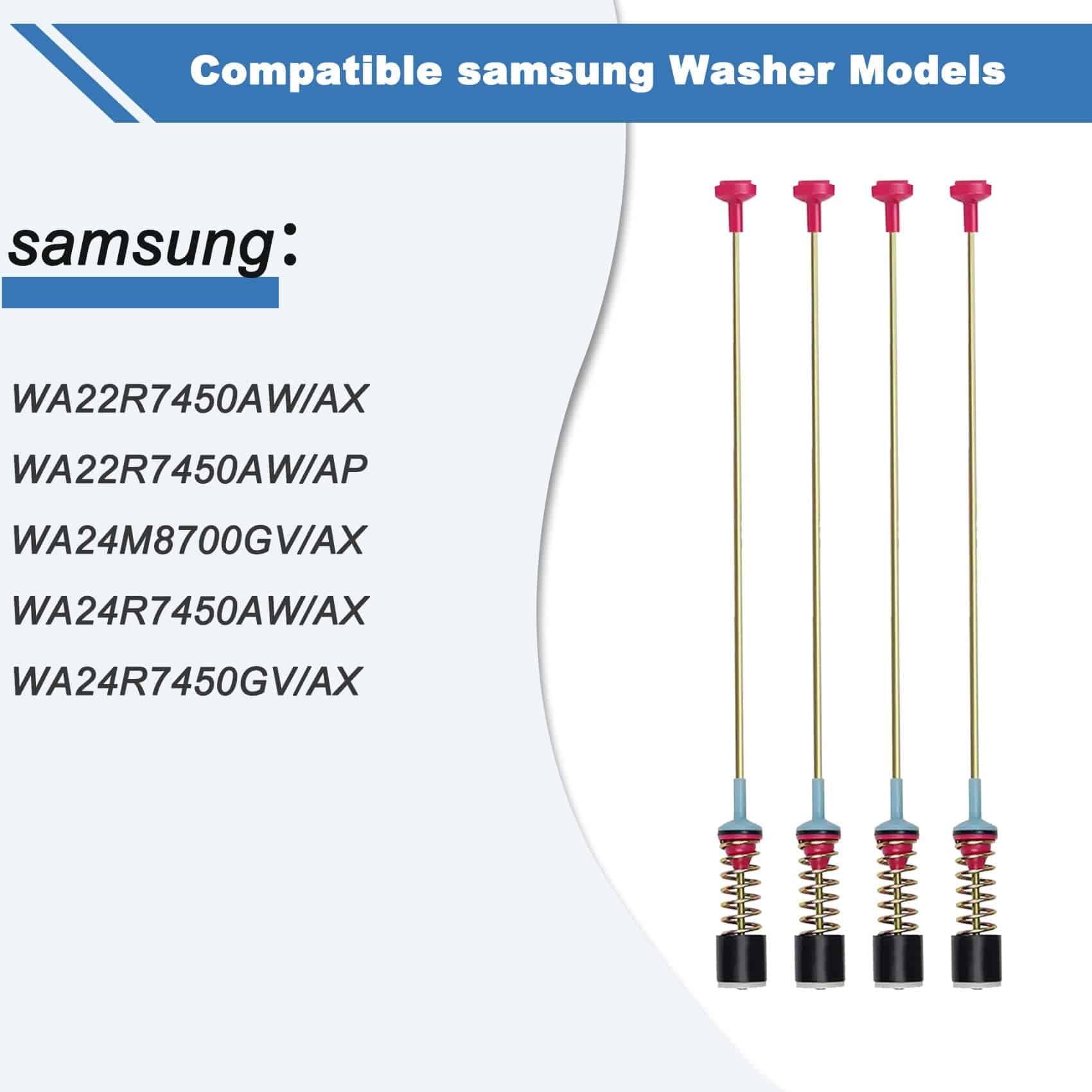 Amortiguadores Lavadora/suspension para lavadora 4 Pack - Imagen 3