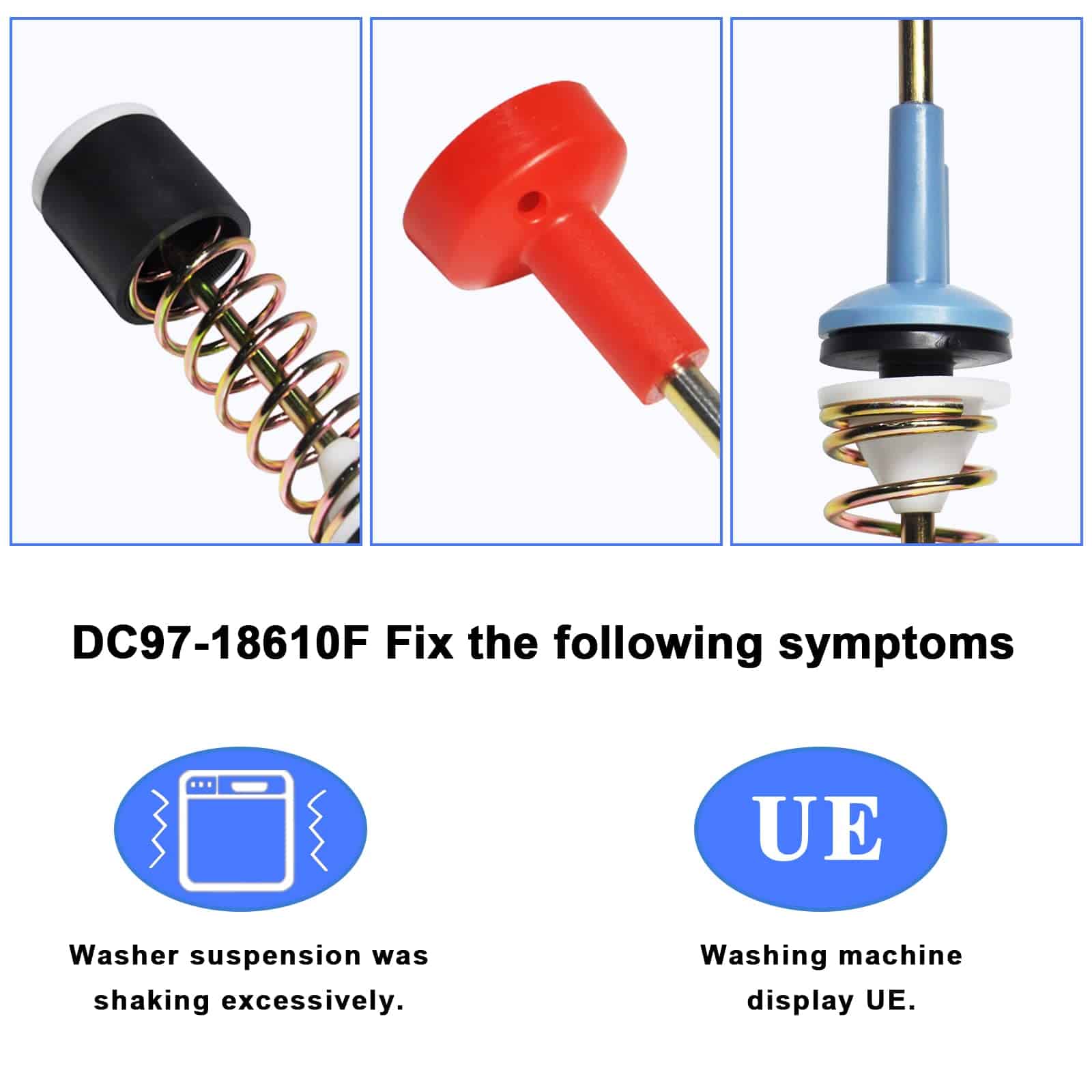 Kit de varilla de suspensión DC97-18610F para lavadora, - Imagen 3