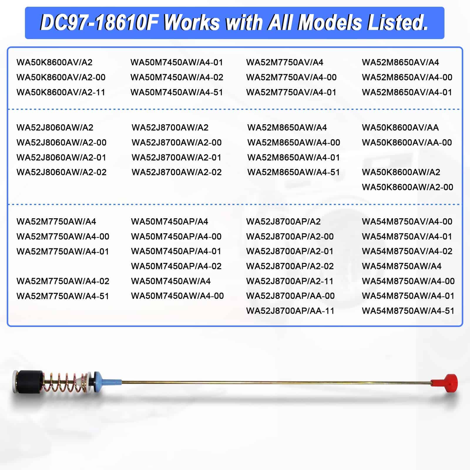 Kit de varilla de suspensión DC97-18610F para lavadora, - Imagen 5