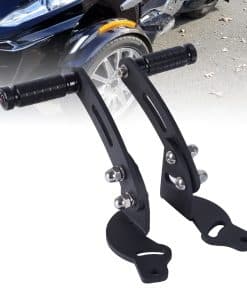 Goldfire 1 Par de Estribos de Carretera Ajustables con