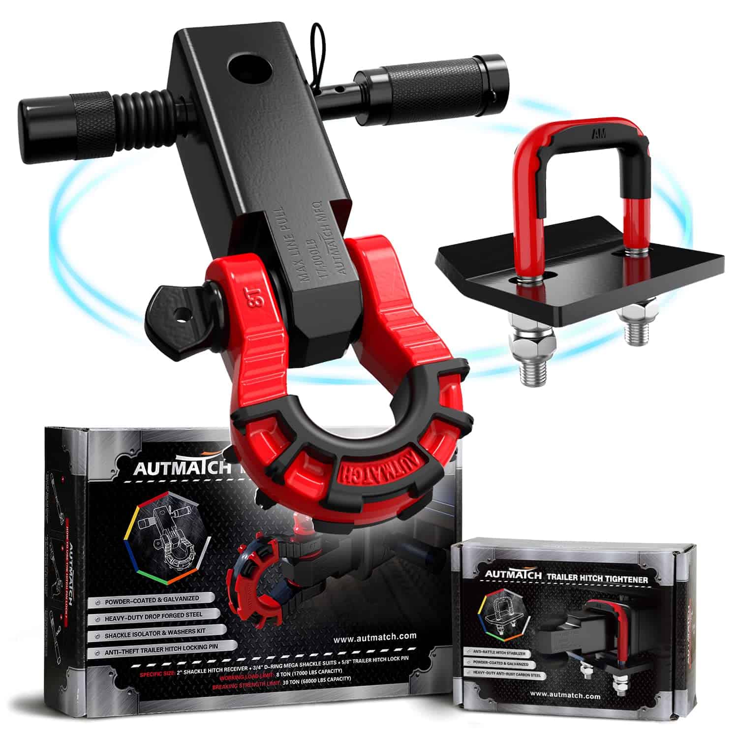 Kit de Receptor de Enganche AUTMATCH con Abrazadera