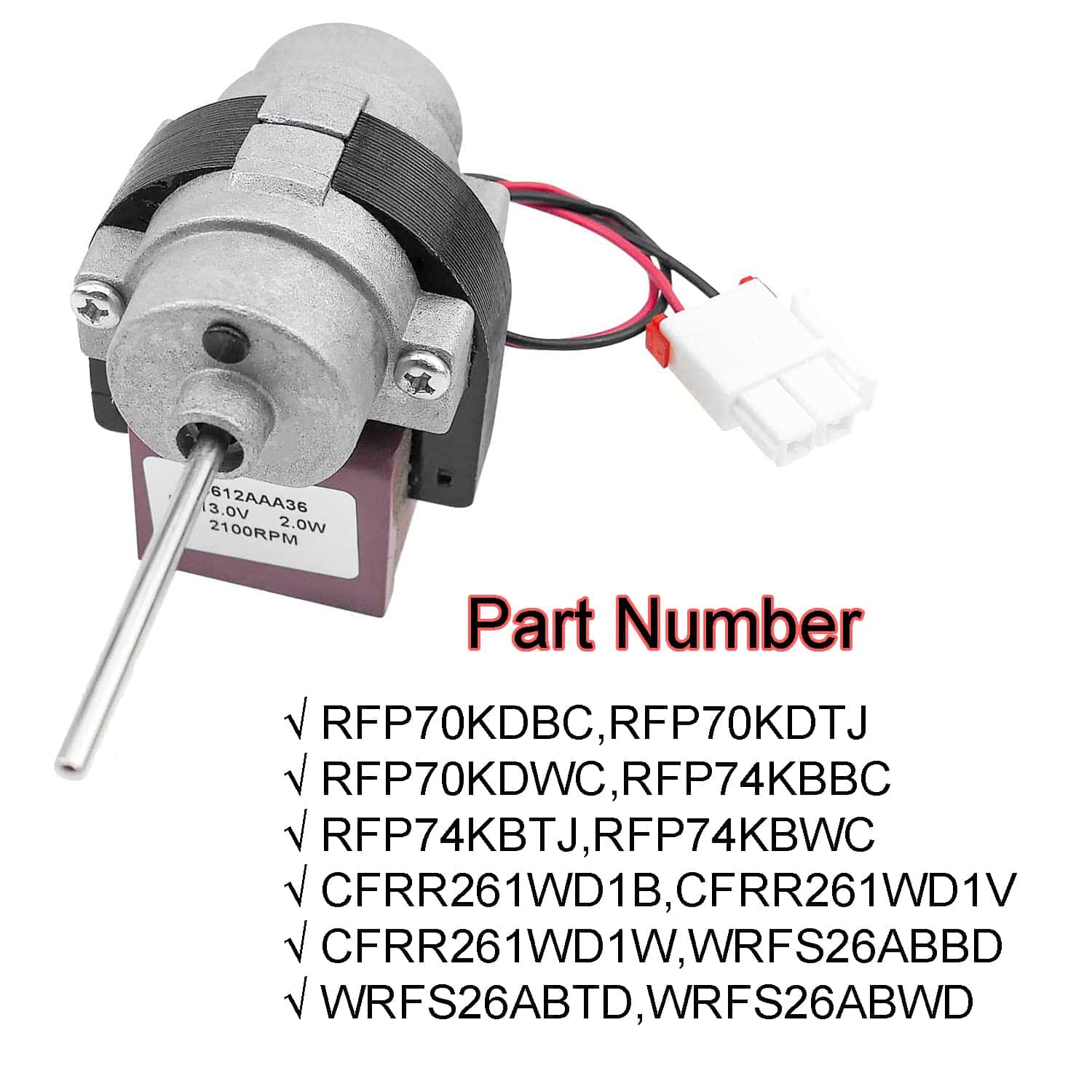 MIMIRACLE 3015924900 Motor del Ventilador del Evaporador - Imagen 3