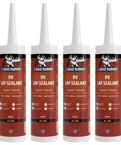 Sellador líquido para techos de RV, color blanco, paquete