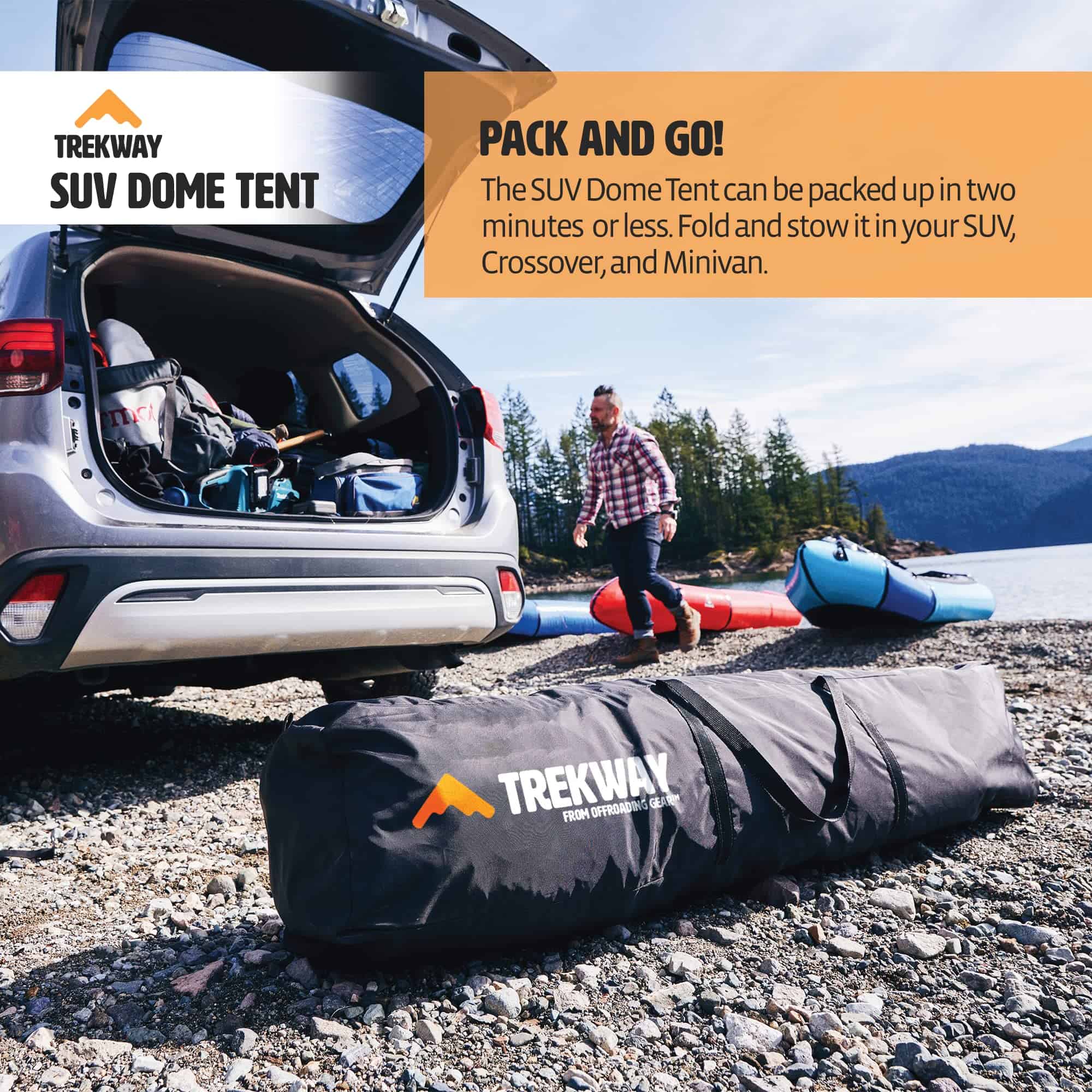 Tienda de campaña instantánea Trekway SUV Dome w/Attachment - Imagen 10