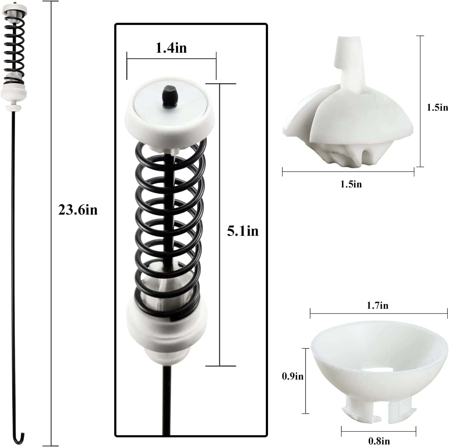 Kit de Varillas de Suspensión para Lavadora Actualizado - - Imagen 7