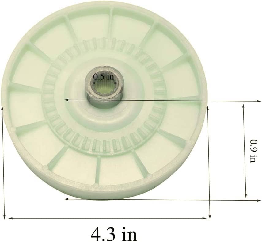Kit de embrague de polea de lavadora W10721967 y correa de - Imagen 5