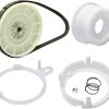 Kit de embrague de polea de lavadora W10721967 y correa de