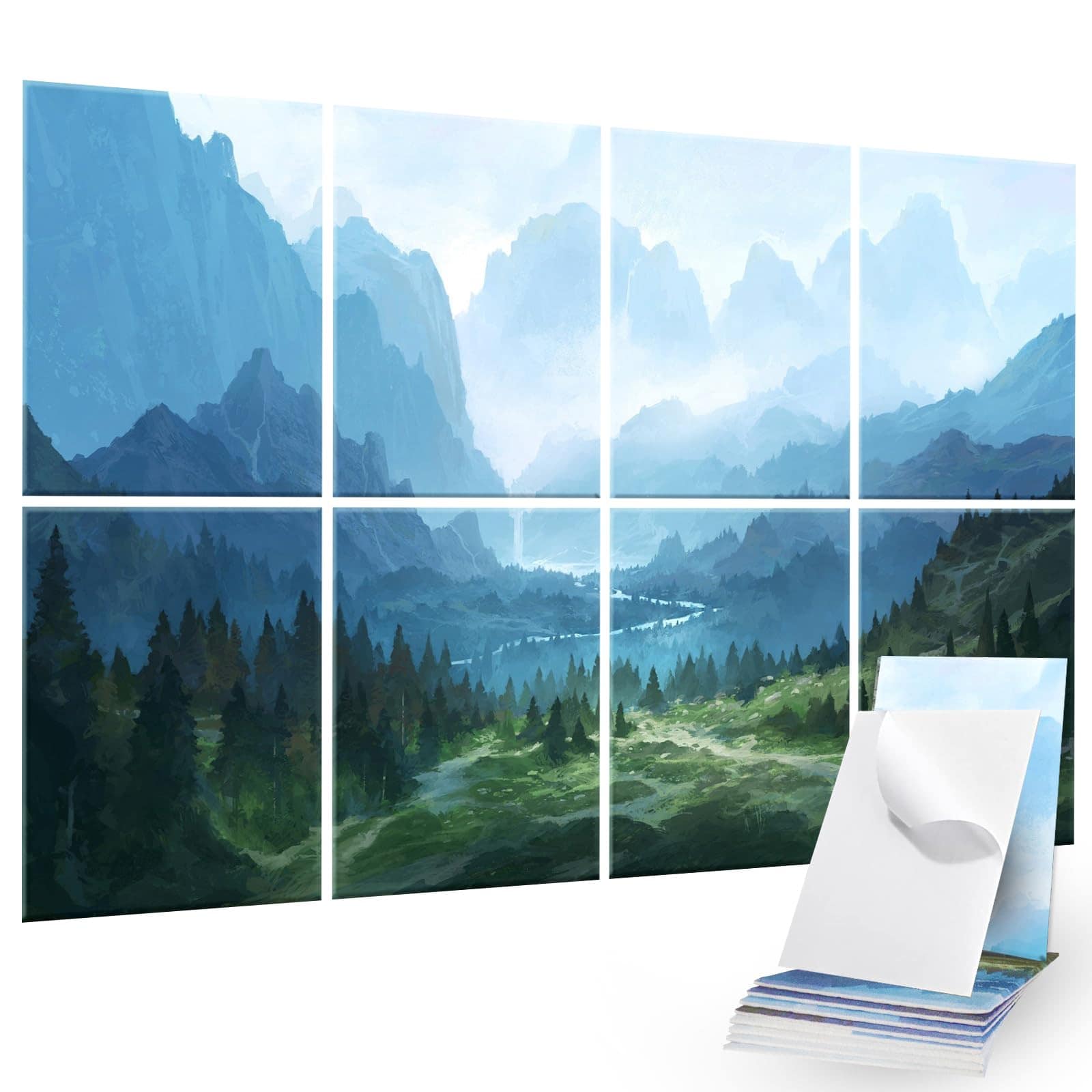 Paneles Acústicos de Arte, 48"X32" Paneles Insonorizantes