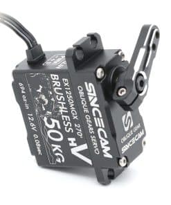 Servo de Dirección de Alto Torque 12V 50kg Sincecam Carcasa