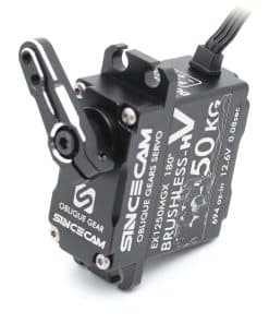 Servo brushless 12V de alto torque Sincecam 50kg 3S HV 180�