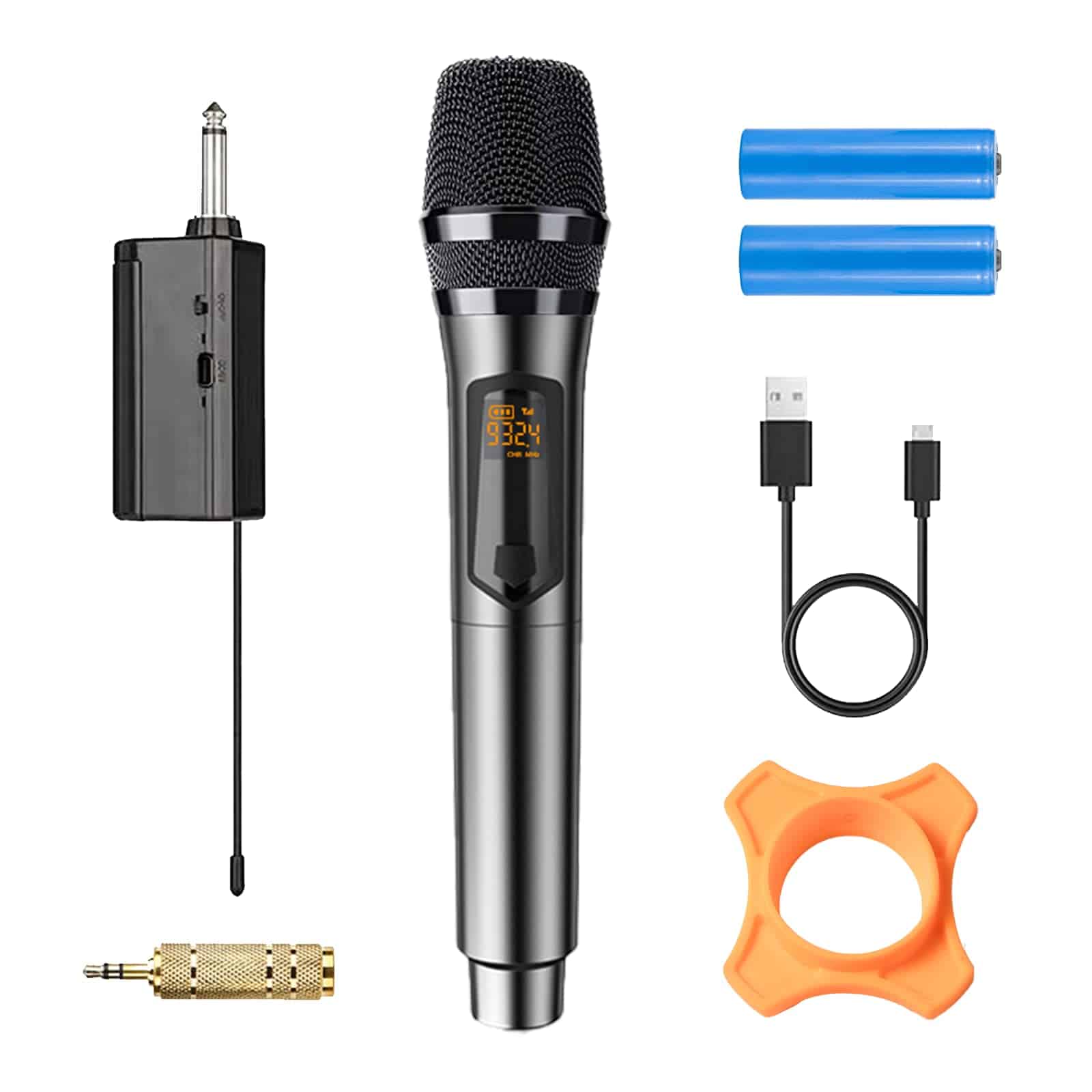 Micrófono Inalámbrico, Micrófono de Karaoke, Micrófono
