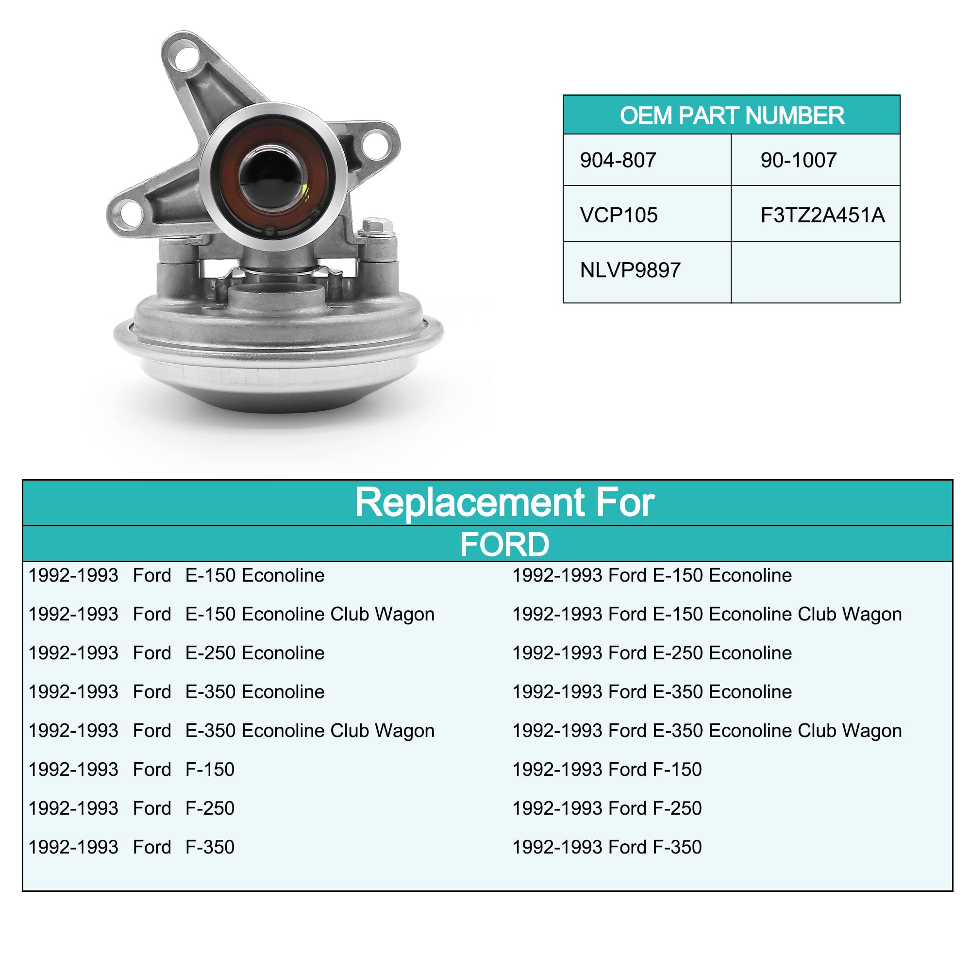 Bomba de Vacío AULINK 904-807 Compatible con Ford F-150 - Imagen 6