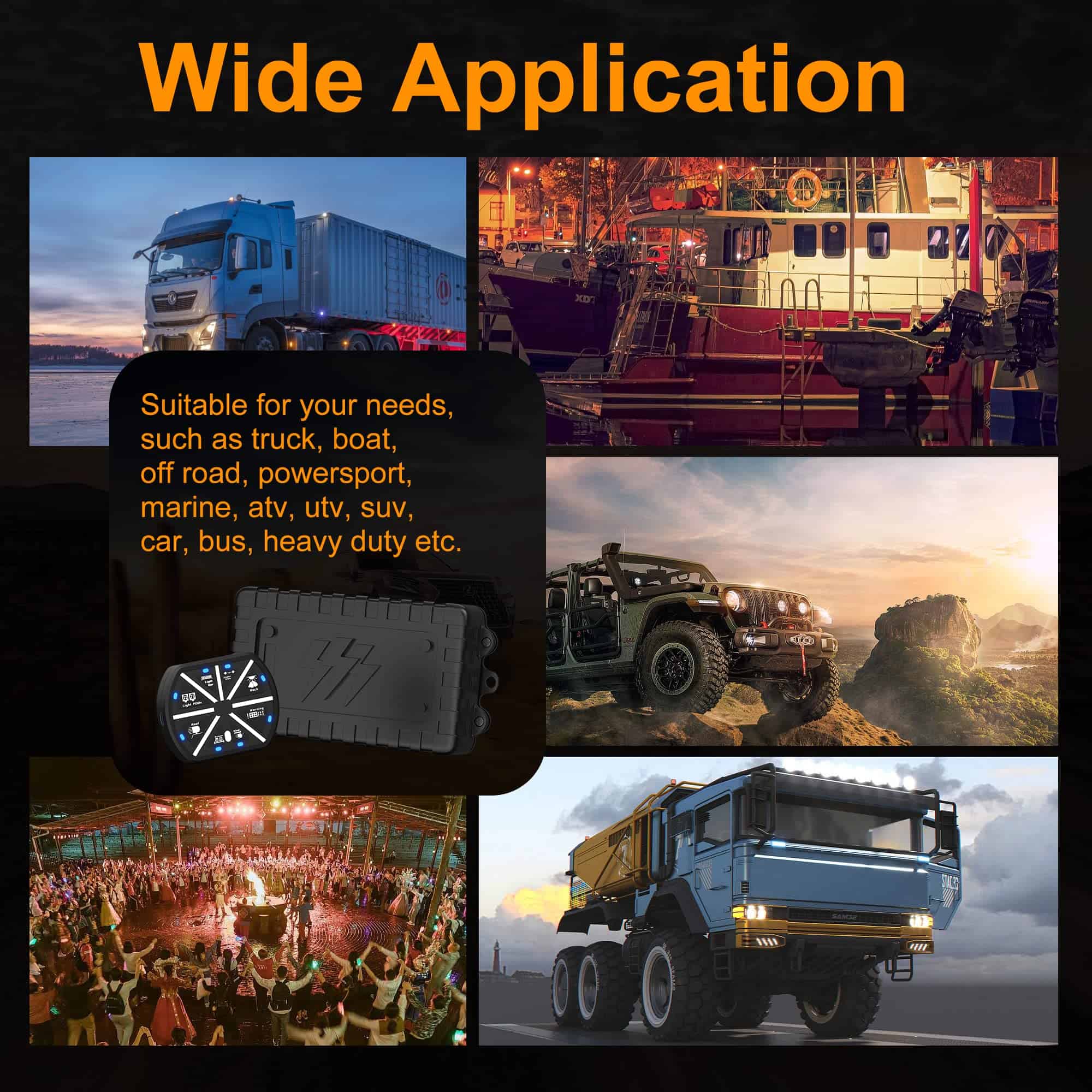 Panel de interruptores de 8 canales Joinfworld Universal - Imagen 7