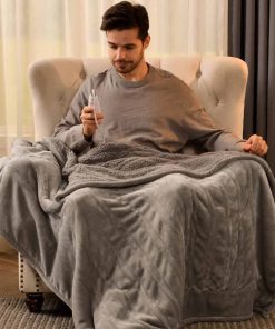 Manta Eléctrica Bearhug 50" x 60", Reversible -Taupe - Terci