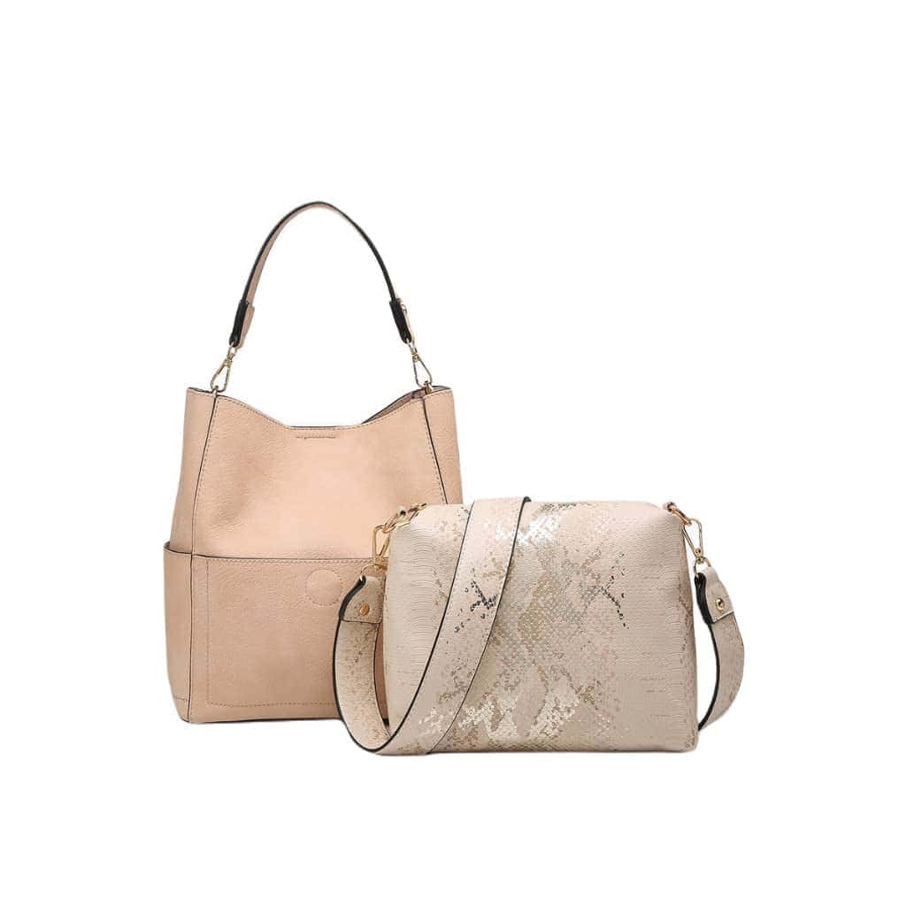 Bolso en forma de cubo JEN & CO. con Correa de guitarra -