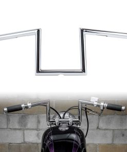 Manillar deportivo TIGERSGATE Chrome 6" Rise Z-Bar con