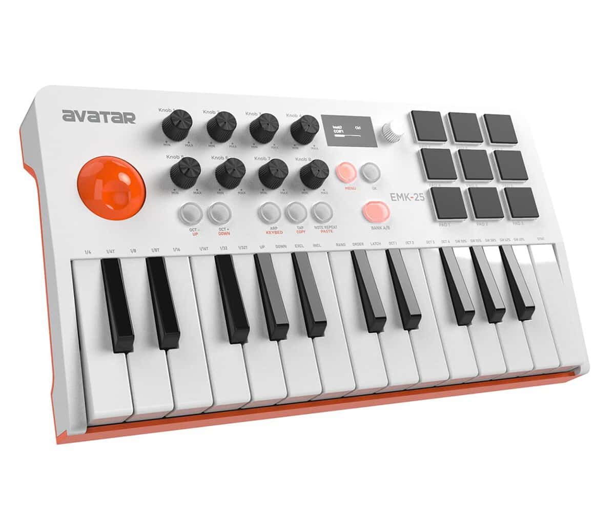 Controlador de Teclado MIDI Bluetooth de 25 Teclas HXW con