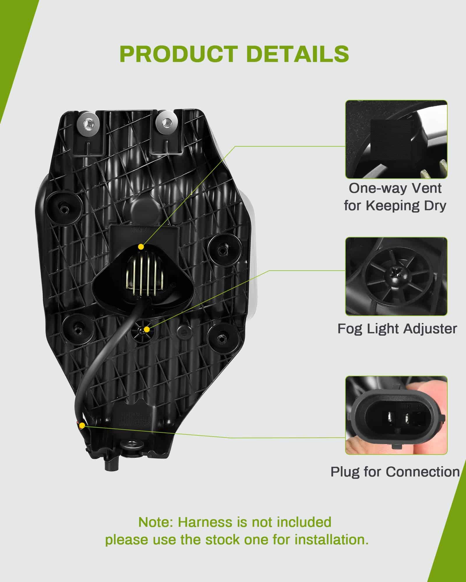 Luces LED para Niebla AUTOSAVER88 Compatible con Ford F250 - Imagen 4