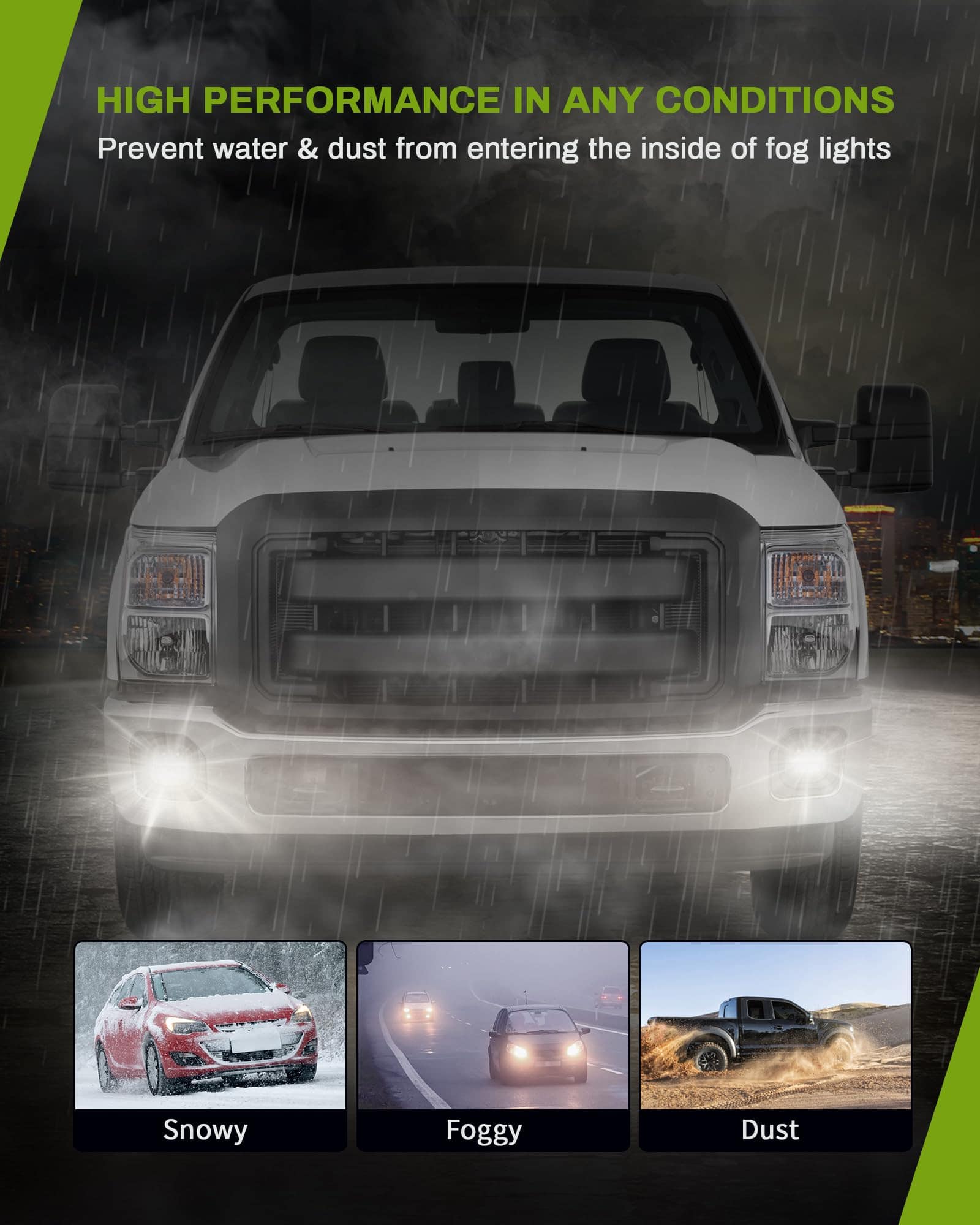 Luces LED para Niebla AUTOSAVER88 Compatible con Ford F250 - Imagen 7