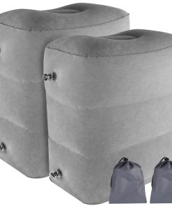 WTMORE Reposapiés Inflable para Viajes en Avión, Cama de