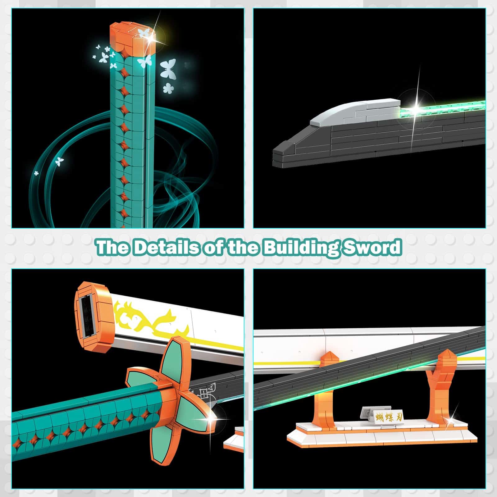 JMBricklayer Espada de Cosplay Luminosa de Anime 70116 para - Imagen 4