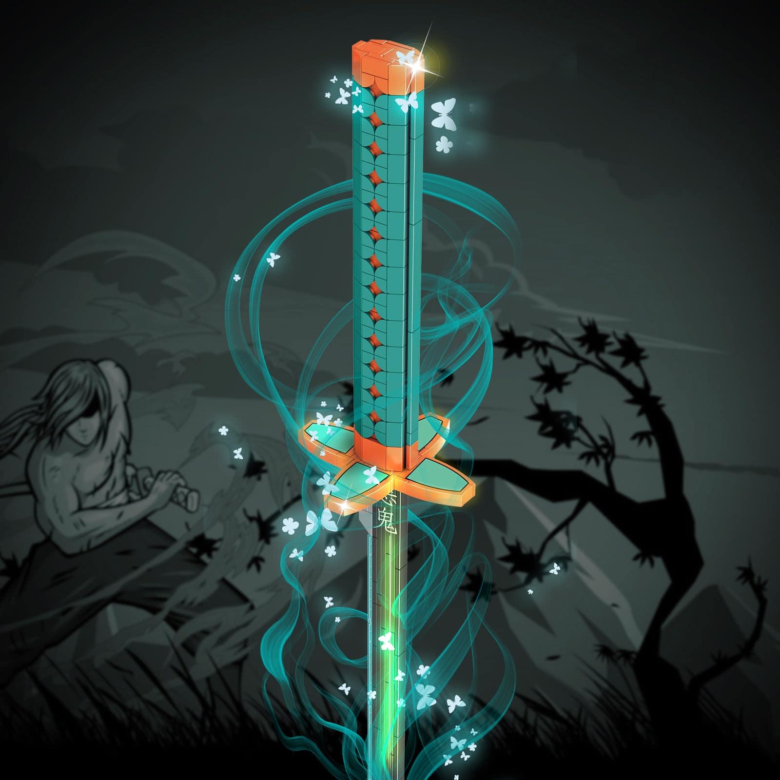 JMBricklayer Espada de Cosplay Luminosa de Anime 70116 para - Imagen 7