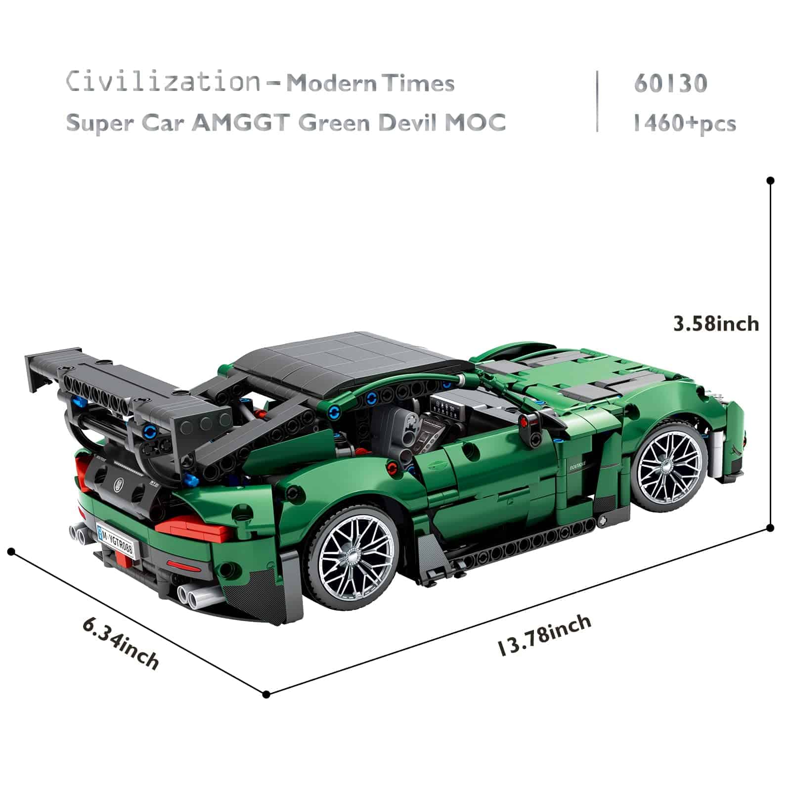 JMBricklayer Set de Construcción de Coche de Carreras para - Imagen 5