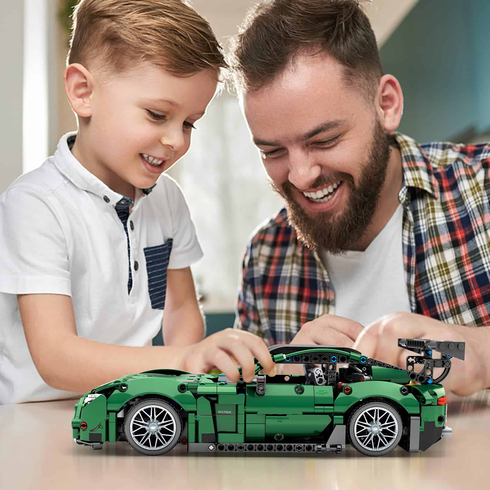 JMBricklayer Set de Construcción de Coche de Carreras para - Imagen 7