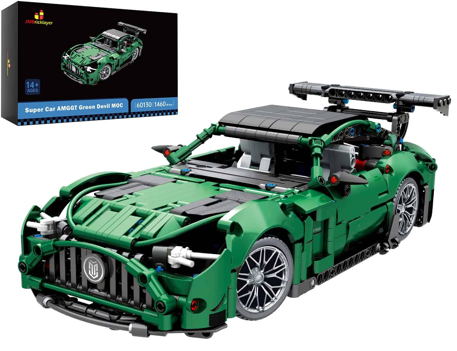 JMBricklayer Set de Construcción de Coche de Carreras para