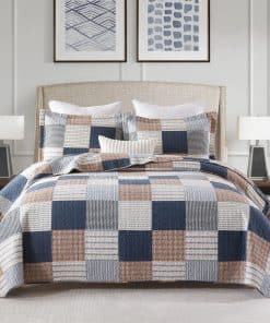 Juego de edredón de algodón 100% tamaño King, Edredón a