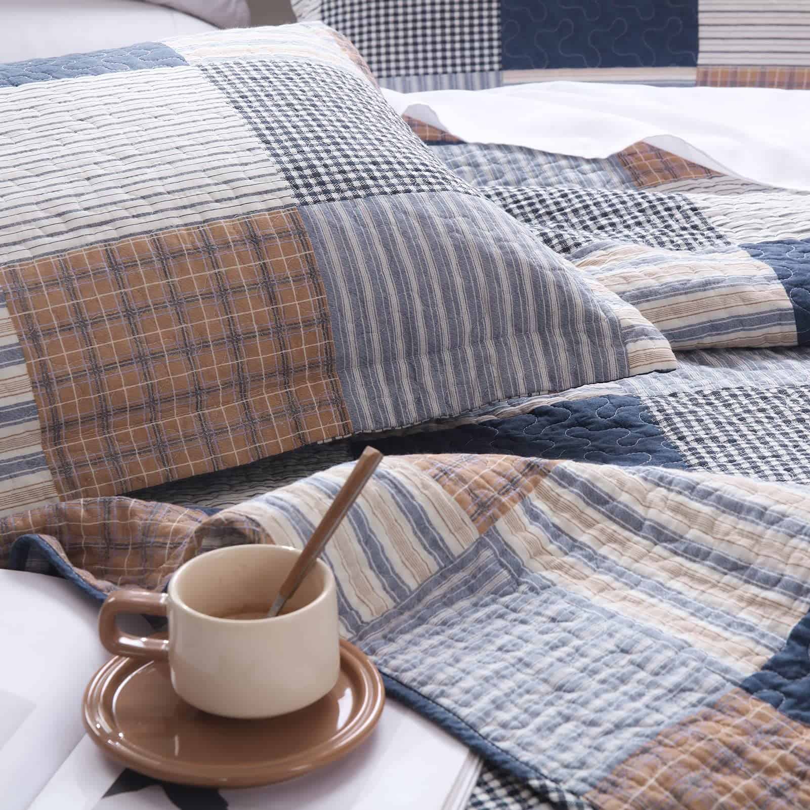 Juego de edredón de algodón al 100% tamaño Queen, edredón - Imagen 5