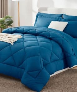 Juego de Colcha de 7 Piezas CozyLux Queen Bed in a Bag con