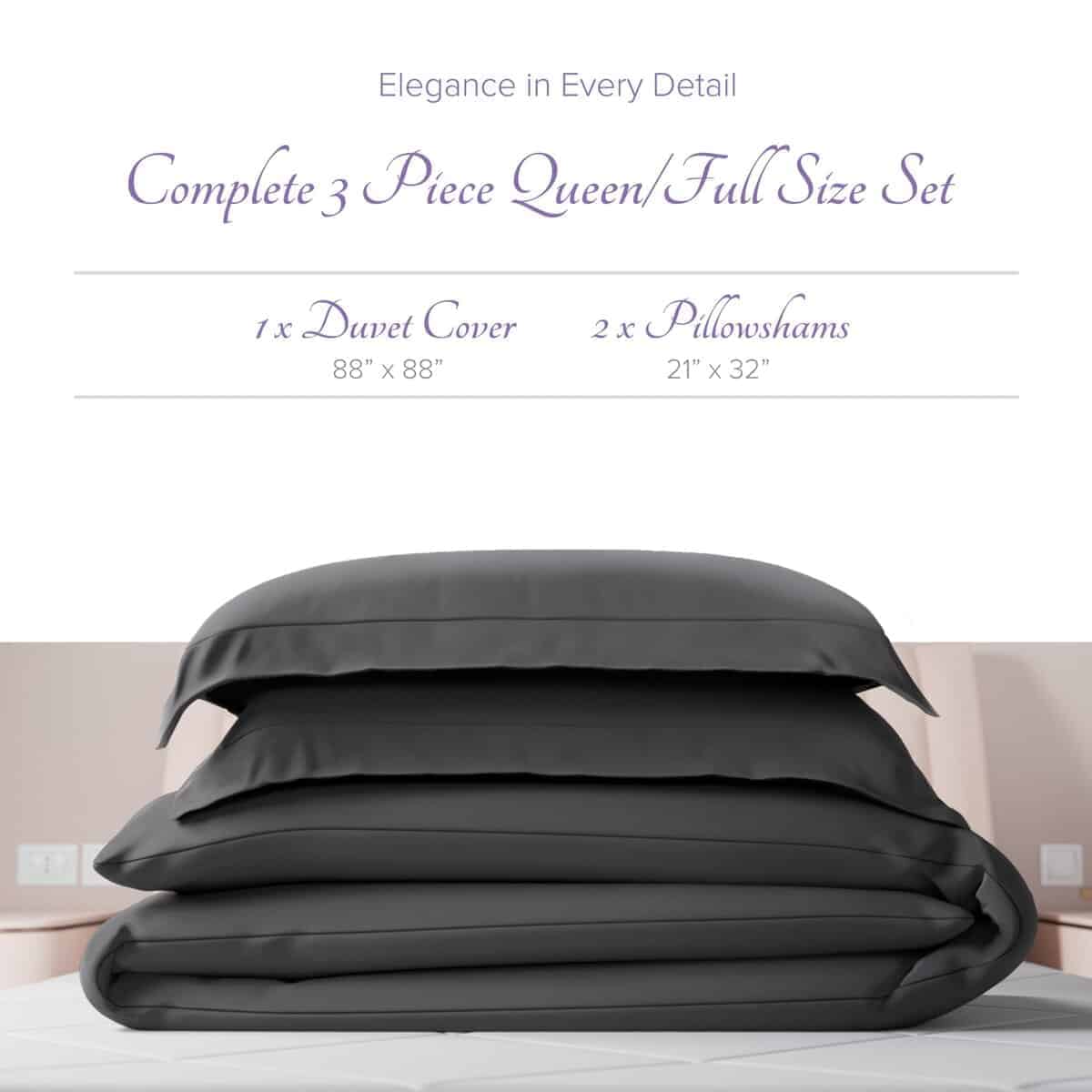 Carressa Linen 100% Funda de Duvet de Algodón Egipcio - Imagen 4