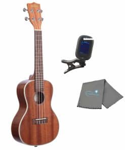 Ukelele Concerto de Caoba con Acabado Brillante KA-CG Pack