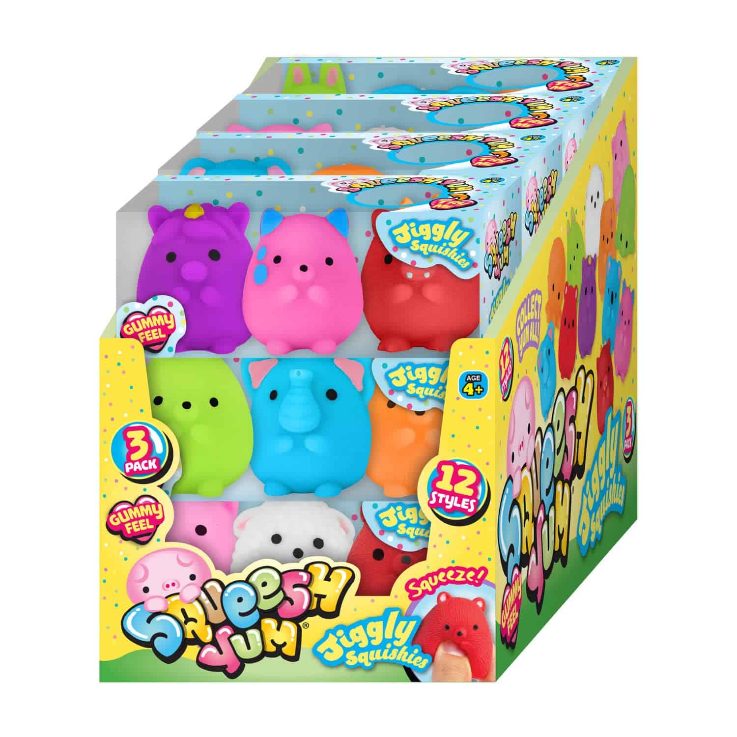 JA-RU Mochi Squishy Animal (Paquete de 12 Squishies, 3 - Imagen 3