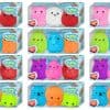 JA-RU Mochi Squishy Animal (Paquete de 12 Squishies, 3