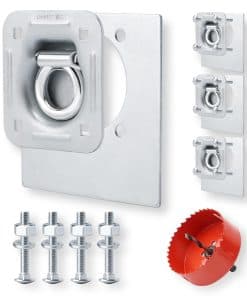 Kit de Anclaje de Amarres Empotrados de Anillo en D,