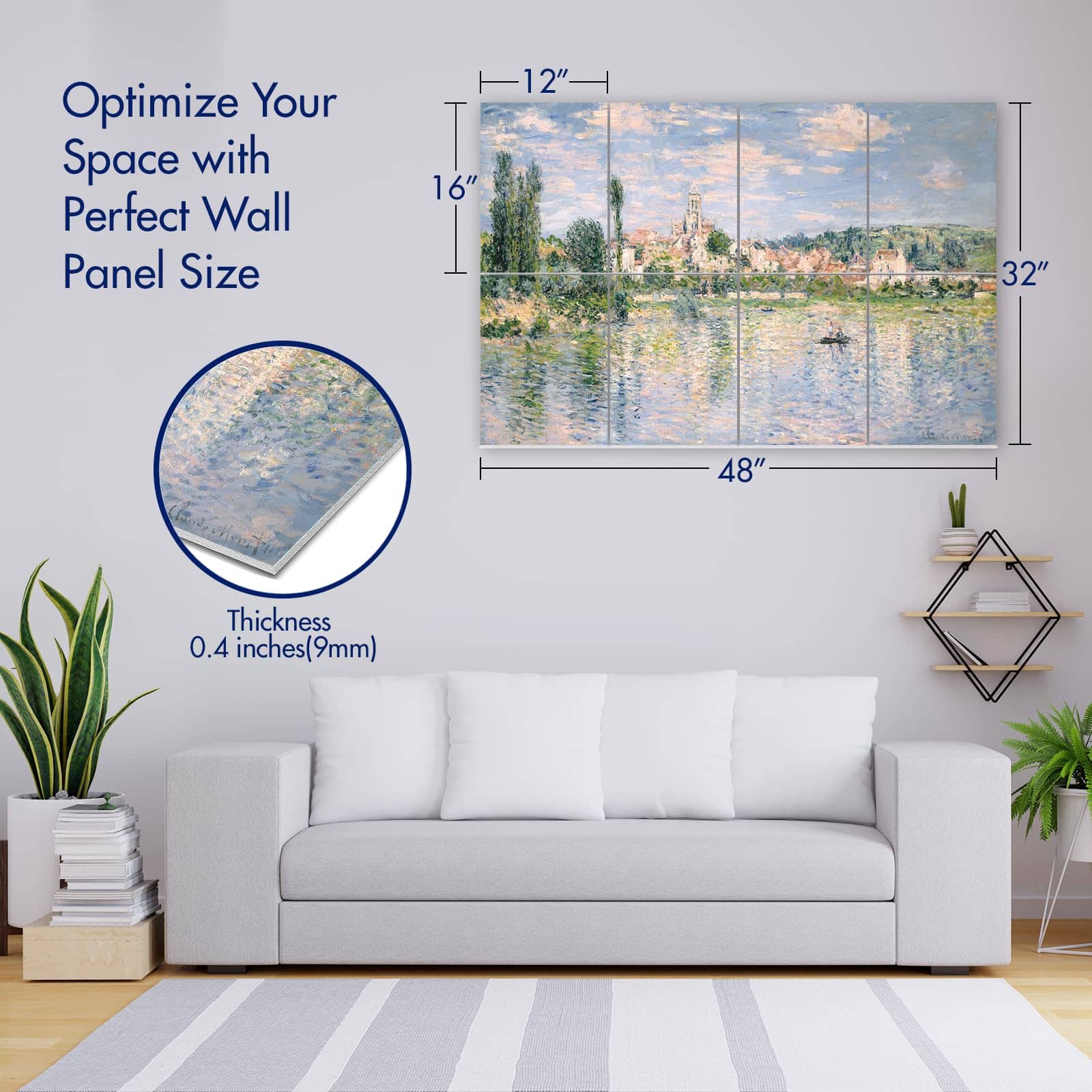 Paneles Acústicos de Pared PINWELIFE, Paneles Absorbentes - Imagen 3