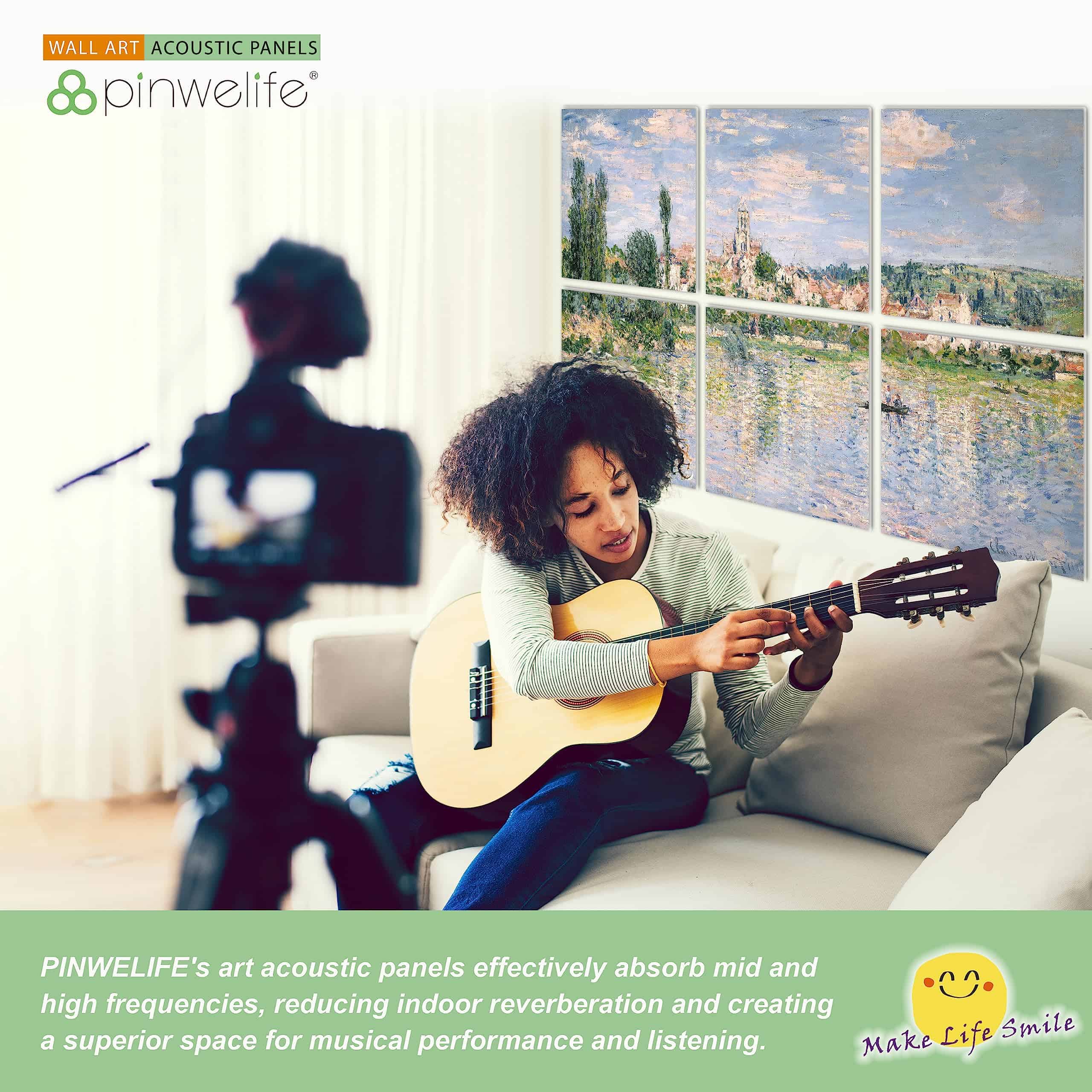 Paneles Acústicos de Pared PINWELIFE, Paneles Absorbentes - Imagen 10