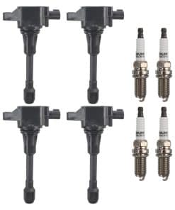 Conjunto de 4 bobinas de encendido y bujías de iridio para