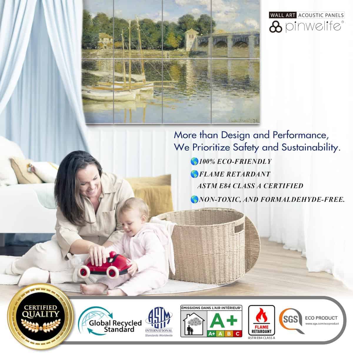 Paneles Acústicos de Arte de PINWELIFE, Paneles Absorbentes - Imagen 6