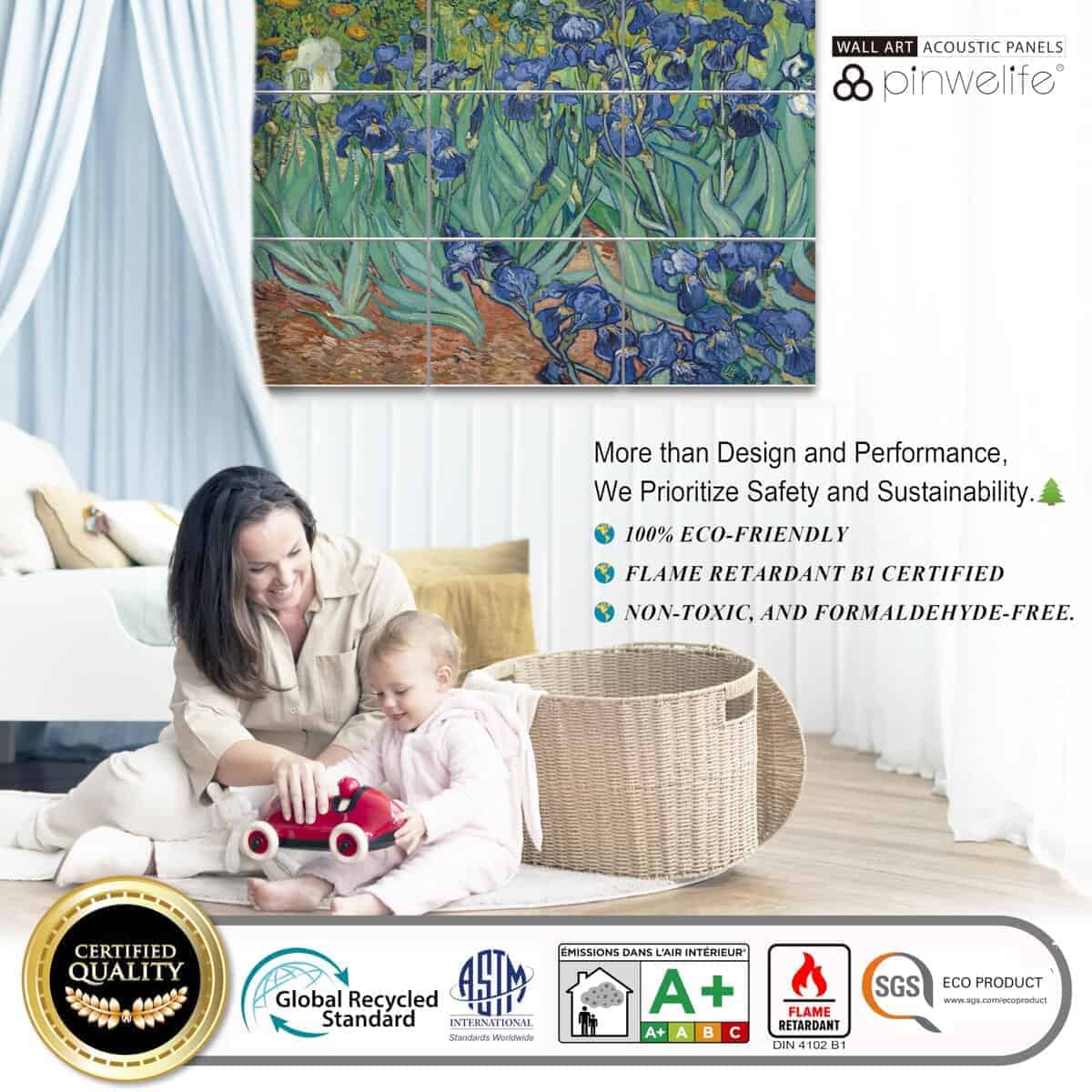 Paneles Acústicos de Arte de Pared PINWELIFE, Paneles - Imagen 7