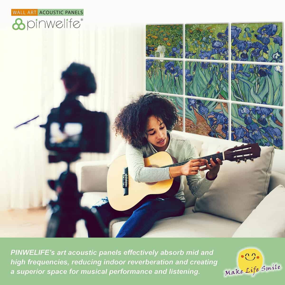 Paneles Acústicos de Arte de Pared PINWELIFE, Paneles - Imagen 10