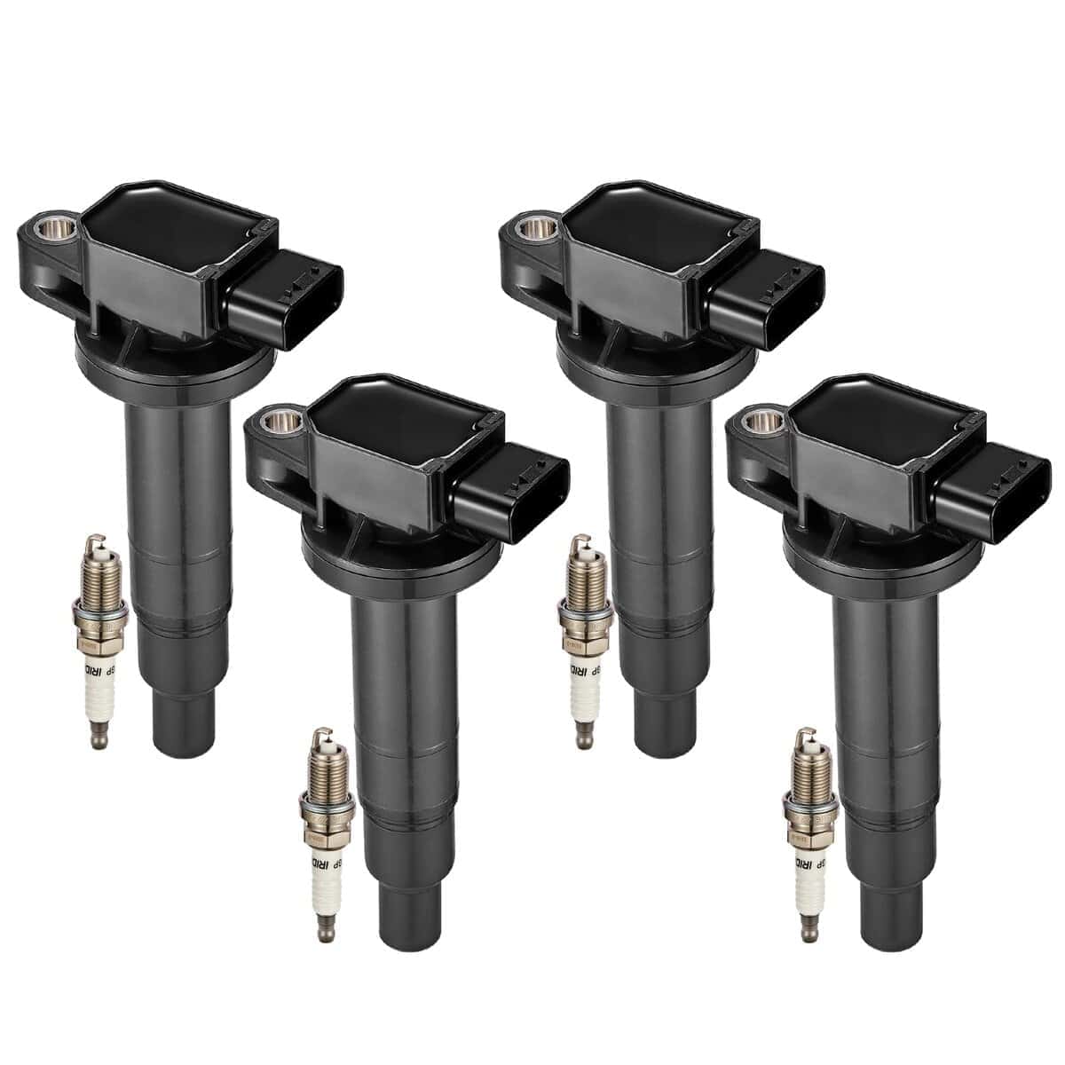 Conjunto de 4 Bobinas de Encendido y Bujías de Iridio