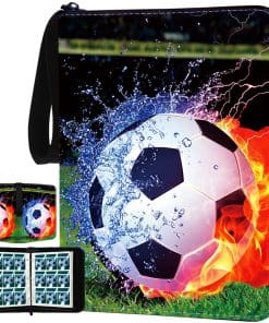 Carpeta de tarjetas de fútbol con fundas, Carpeta de cartas