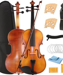 Violín 4/4 Tamaño Completo Eavnbaek, Madera Maciza para