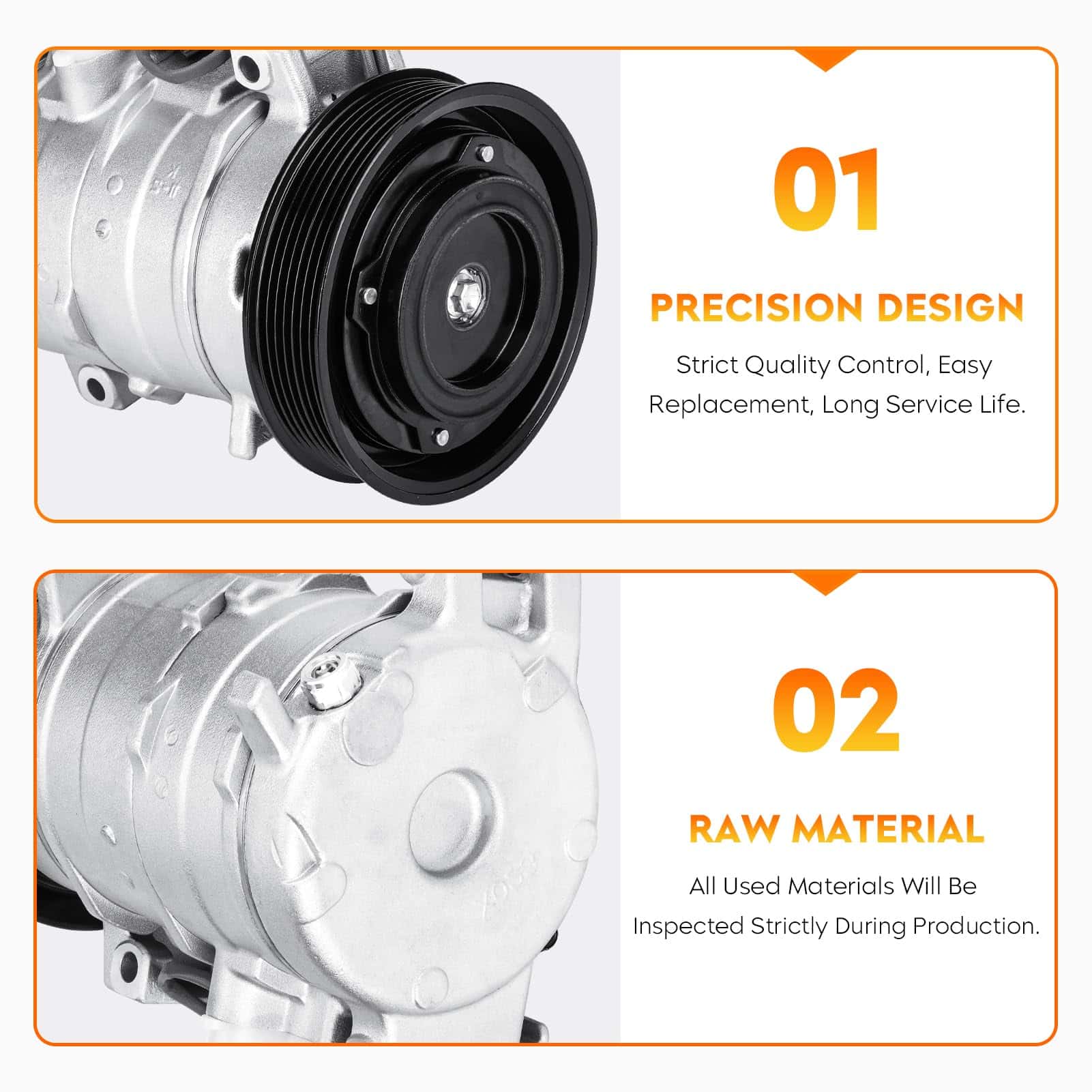 Compresor de Aire Acondicionado y Embrague A/C para Honda - Imagen 5