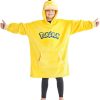 Manta con Capucha de Pokemon Pikachu para Niños - Cómoda y