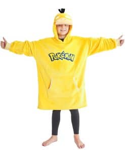 Manta con Capucha de Pokemon Pikachu para Niños - Cómoda y