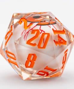 FanRolly de Metallic Dice Games 55mm Mammoth Dados d20, Ojo